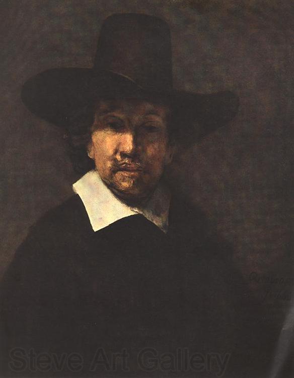 REMBRANDT Harmenszoon van Rijn Portrait of Jeremiah Becker Norge oil painting art